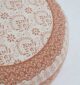 Comfortable modern pouf from Ramsha Home UAE, perfect as a foot stool, pouf seat, or foot rest for stylish homes.