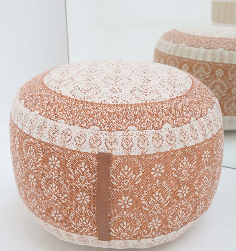 Comfortable Modern Pouf & Foot Rest | Pouf Seat UAE – Ramsha Home Comfortable modern pouf from Ramsha Home UAE, perfect as a foot stool, pouf seat, or foot rest for stylish homes.