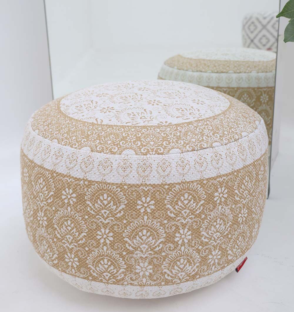 Versatile Pouf Seat & Foot Stool | Modern Pouf UAE – Ramsha Home Modern pouf and foot stool from Ramsha Home UAE, versatile as a pouf seat and foot rest for stylish interiors.