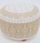 Modern pouf and foot stool from Ramsha Home UAE, versatile as a pouf seat and foot rest for stylish interiors.