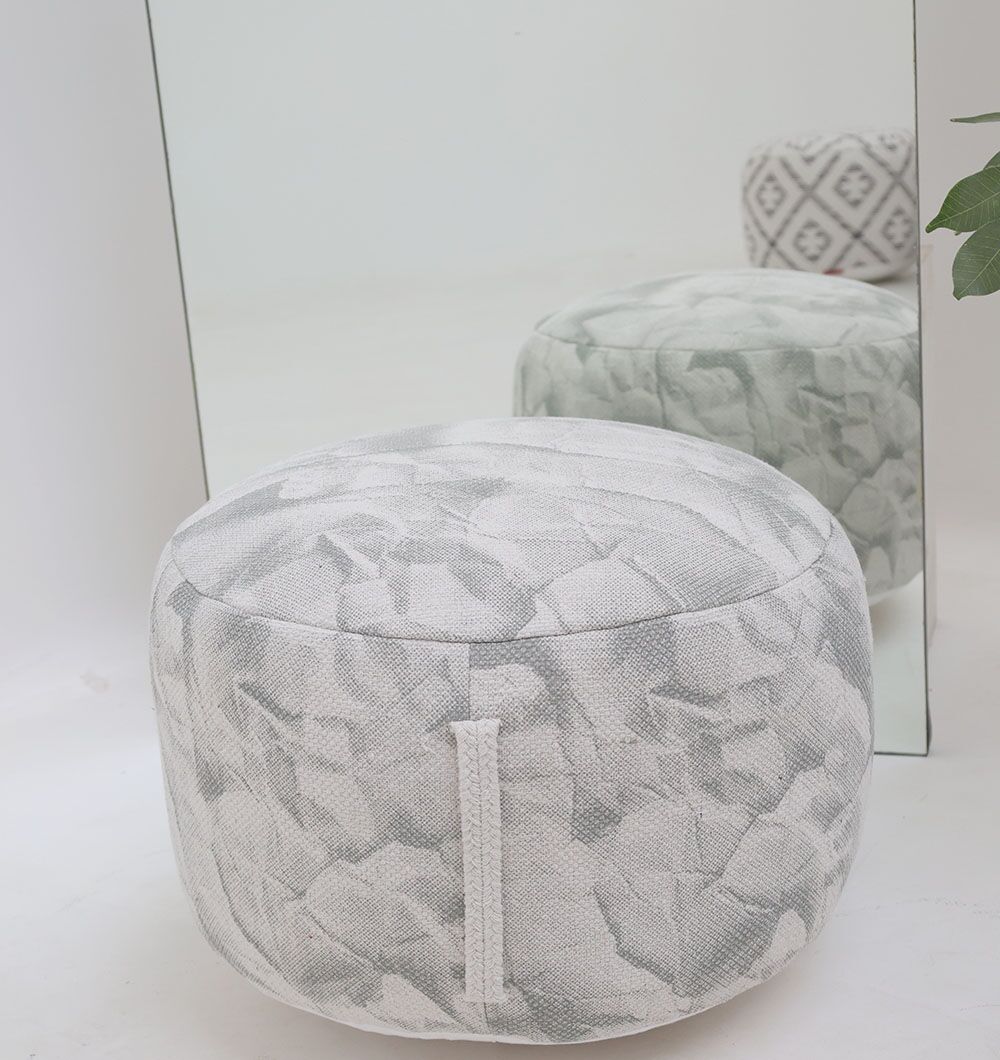 Elegant Pouf Seat & Foot Rest | Modern Pouf UAE – Ramsha Home Elegant modern pouf seat and foot rest from Ramsha Home UAE, used as a stylish pouf stool for comfort and décor.