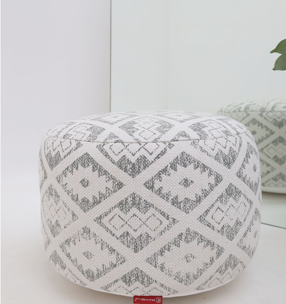 Modern Pouf & Foot Stool | Pouf Seat UAE – Ramsha Home Stylish pouf seat and modern foot stool from Ramsha Home UAE, ideal as a pouf and foot rest for home décor.