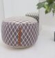 Modern pouf seat and foot stool from Ramsha Home, perfect as a stylish pouf and foot rest for living rooms in UAE.