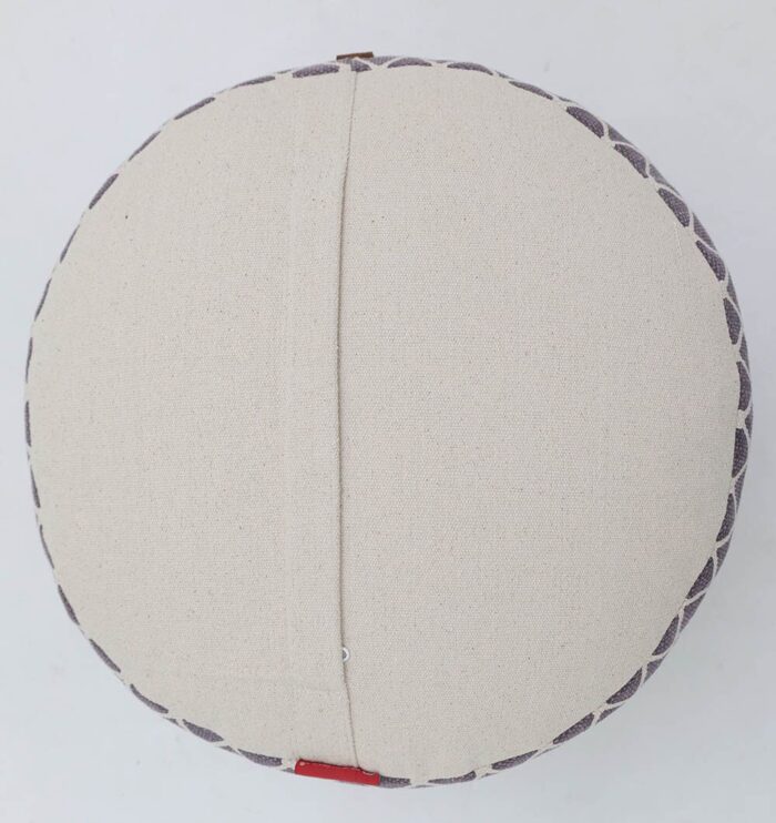 Modern pouf seat and foot stool from Ramsha Home, perfect as a stylish pouf and foot rest for living rooms in UAE.