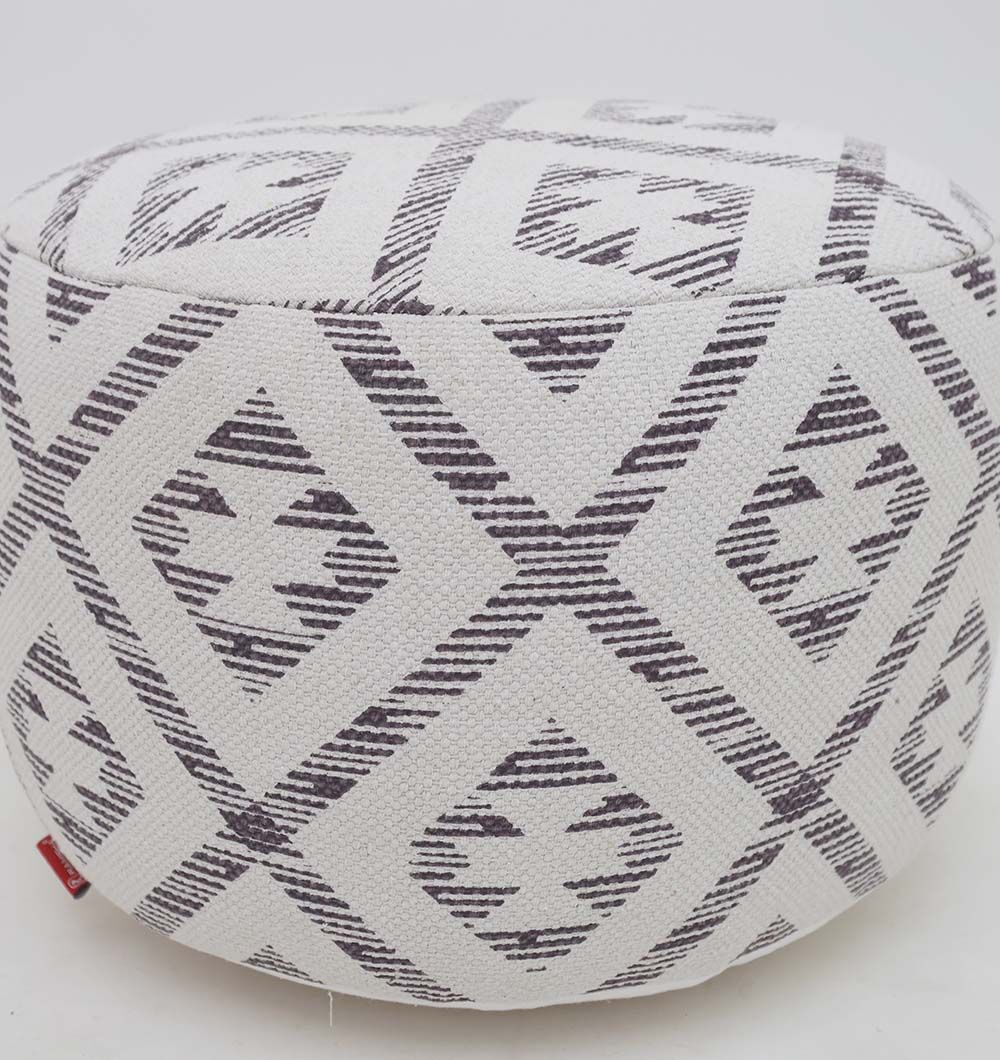 Contemporary Pouf Foot Rest and Pouf Seat in UAE Contemporary pouf seat and foot stool, perfect as a modern foot rest for stylish homes in UAE.