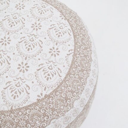 Chic modern pouf designed as a comfortable foot stool, pouf seat, and foot rest for homes in UAE.