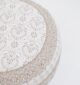 Chic modern pouf designed as a comfortable foot stool, pouf seat, and foot rest for homes in UAE.
