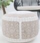 Chic modern pouf designed as a comfortable foot stool, pouf seat, and foot rest for homes in UAE.