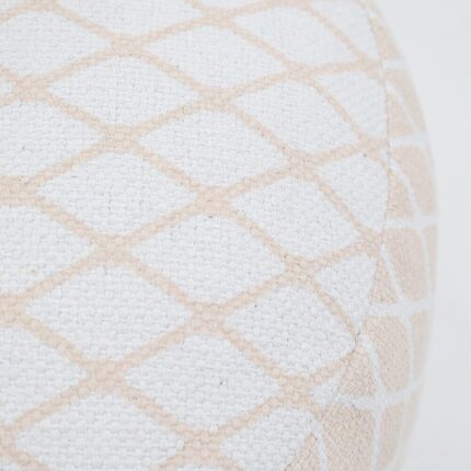 Versatile modern pouf serving as a foot rest, foot stool, and pouf seat for UAE homes.