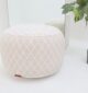 Versatile modern pouf serving as a foot rest, foot stool, and pouf seat for UAE homes.