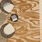 Rectangle multi-color rug featuring vibrant patterns, durable quality, and modern indoor décor style.