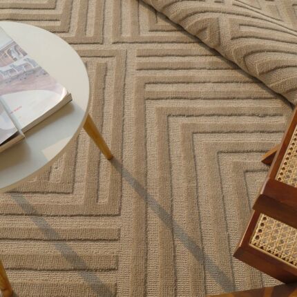 Rectangle multi-color rug featuring vibrant patterns, durable quality, and modern indoor décor style.