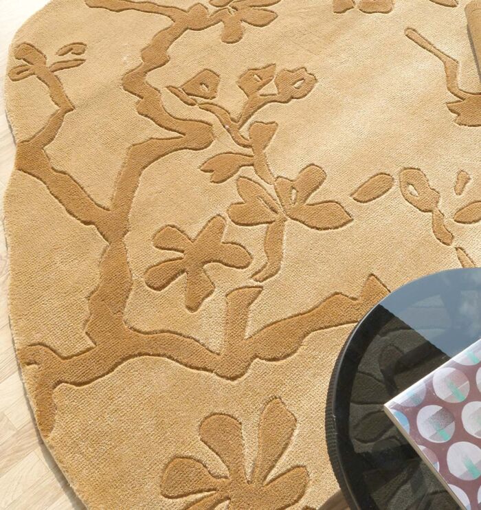 Rectangle multi-color rug featuring vibrant patterns, durable quality, and modern indoor décor style.