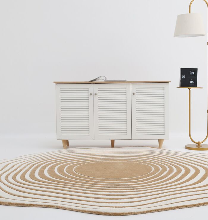 Rectangle multi-color rug featuring vibrant patterns, durable quality, and modern indoor décor style.