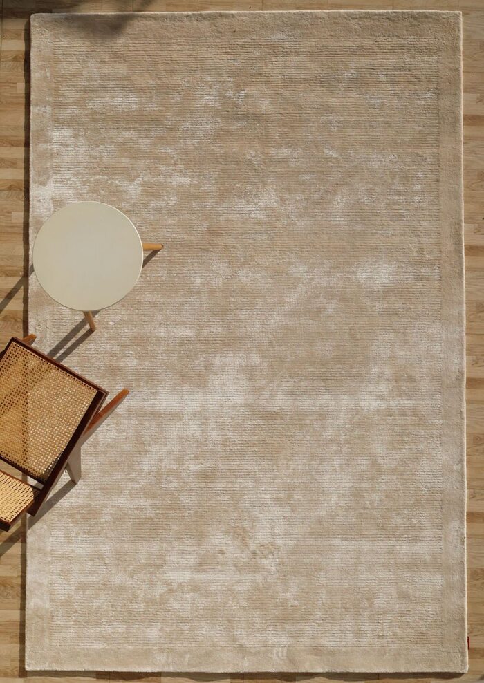 Handmade area rug for home décor, crafted with artisanal detail, soft texture, and timeless style.