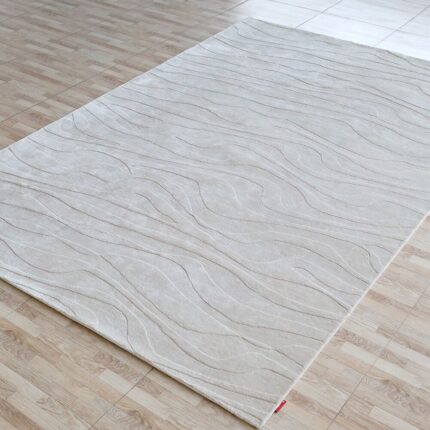 Handmade area rug for home décor, crafted with artisanal detail, soft texture, and timeless style.