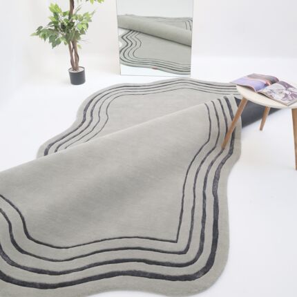Handcrafted rug featuring intricate design, natural texture, and durable artisan-made quality.