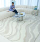 Handmade multicolor area rug HTWV-127 displayed in modern home decor