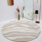 Multi color handmade rug designed for indoor and outdoor floorings