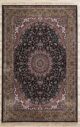 Machine-made rug with modern patterns, soft texture, and long-lasting durability for home décor.