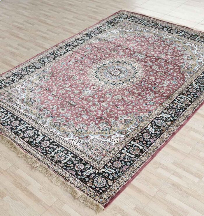 Machine-made rug featuring durable construction, stylish patterns, and easy-care design for modern homes.
