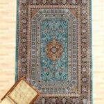 Durable machine-made rug with modern design, soft texture, and long-lasting quality for home décor.