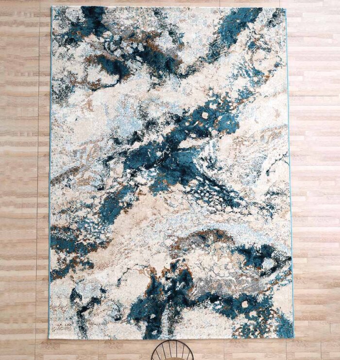 Machine-made rug featuring durable construction, stylish patterns, and easy-care design for modern homes.