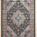 Machine-made rug featuring durable construction, stylish patterns, and easy-care design for modern homes.