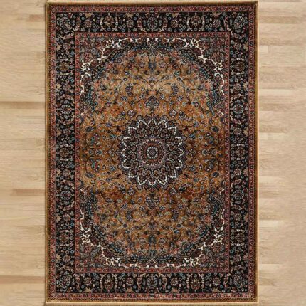 Machine-made rug featuring durable construction, stylish patterns, and easy-care design for modern homes.