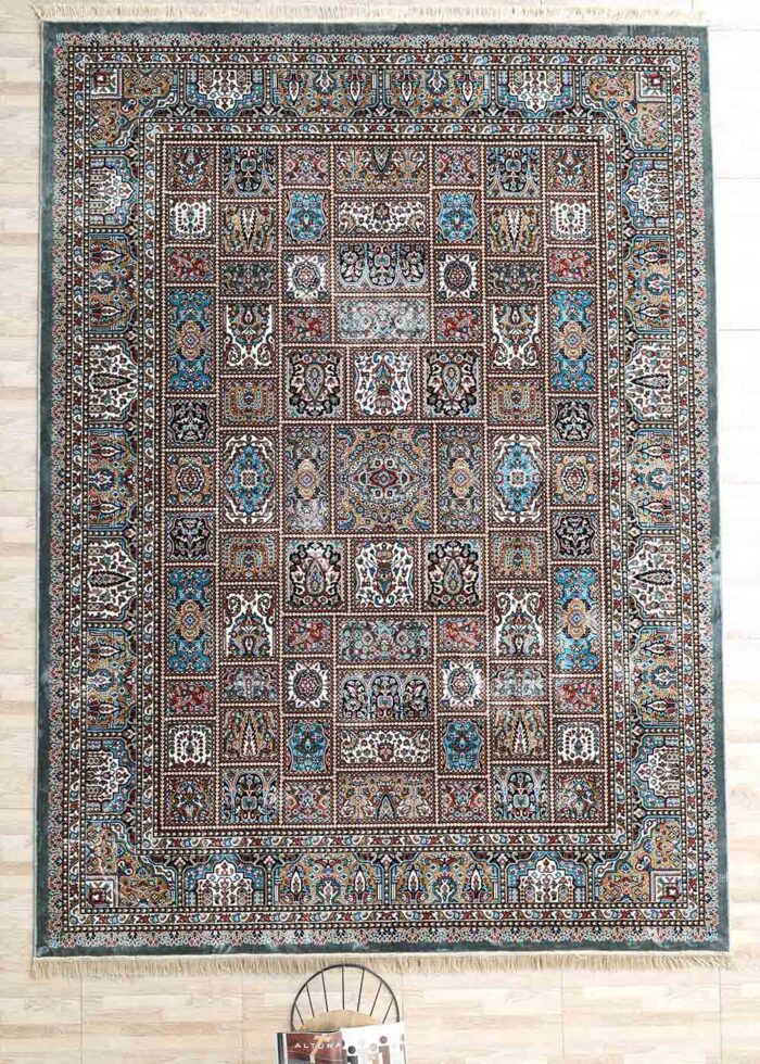 Upgrade your space with the durability and elegance of this machine-made rug.