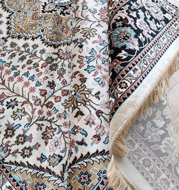 Upgrade your space with the durability and elegance of this machine-made rug.
