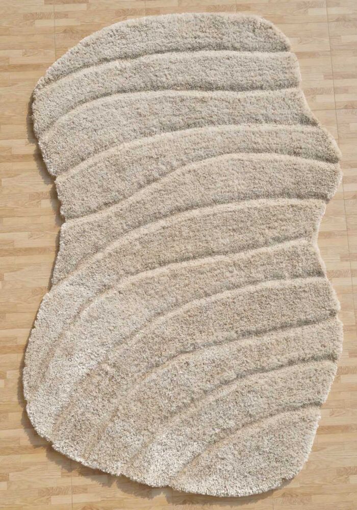 Soft shaggy shape rug designed for living rooms, offering cozy comfort, modern style, and long-lasting quality.