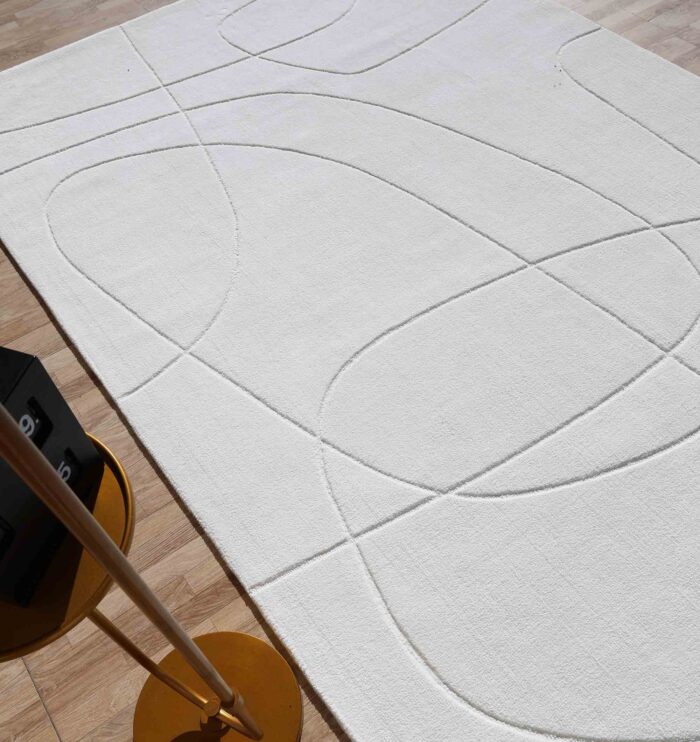 Elegant modern carpet for living room and bedroom in Dubai, stylish design with durable texture for home décor.