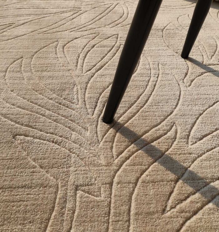 Modern fluffy carpet for living room with soft texture, stylish design, and durable finish – ideal home carpet option in Dubai.