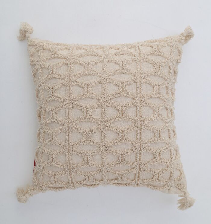 ⁦Home Decor Tassel Cushion - CS 331⁩ - الصورة ⁦4⁩