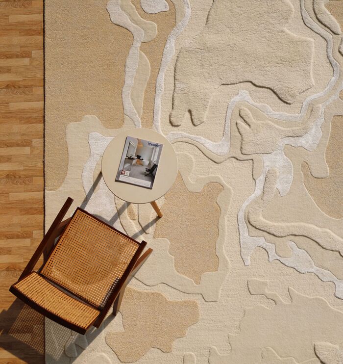 Modern carpet for living room and bedroom, available in Dubai and UAE with elegant rugs and tufted rug designs.