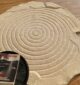Natural White Color Handmade Area Rug - HTWV-138 (183x200 cm) - Image 5