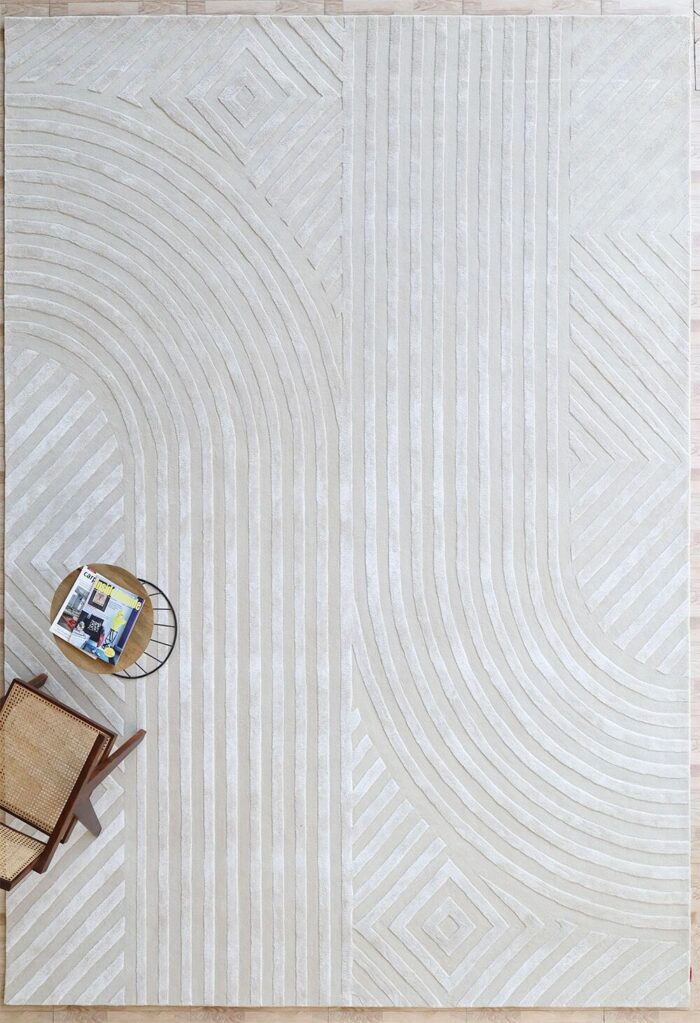 Modern carpet for living room in Dubai with elegant design, durable finish, and soft texture for home décor.