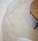 Handmade round tufted rug in Dubai, perfect as a living room carpet or bedroom rug, available in UAE for home décor.