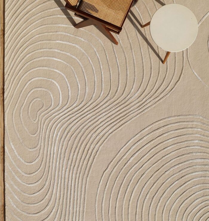 Elegant modern carpet for living room and bedroom, premium design with durable texture, perfect home carpet in Dubai.