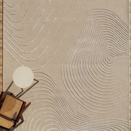 Elegant modern carpet for living room and bedroom, premium design with durable texture, perfect home carpet in Dubai.