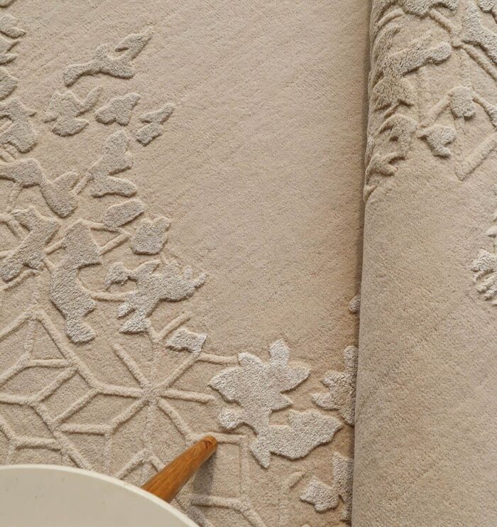 Elegant carpet for living room and bedroom in Dubai, designed with modern carpet design and high-quality finish for home décor.