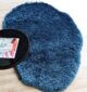 A luxurious handmade rug crafted from hand woven wool with a soft white fur texture, designed as a shag rug for modern homes in Dubai and across UAE.