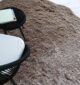 A luxurious handmade rug crafted from hand woven wool with a soft white fur texture, designed as a shag rug for modern homes in Dubai and across UAE.