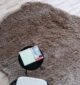 A luxurious handmade rug crafted from hand woven wool with a soft white fur texture, designed as a shag rug for modern homes in Dubai and across UAE.