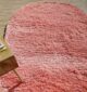 Handmade rug with soft shag texture and white fur design, perfect for adding warmth, elegance, and comfort to modern homes in Dubai and across UAE.