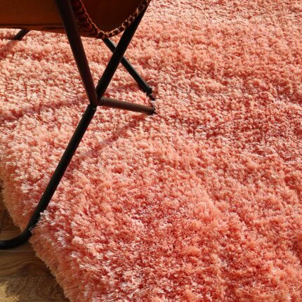 Handmade rug with soft shag texture and white fur design, perfect for adding warmth, elegance, and comfort to modern homes in Dubai and across UAE.