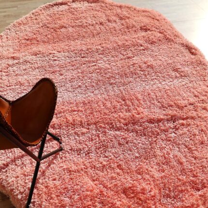 Handmade rug with soft shag texture and white fur design, perfect for adding warmth, elegance, and comfort to modern homes in Dubai and across UAE.