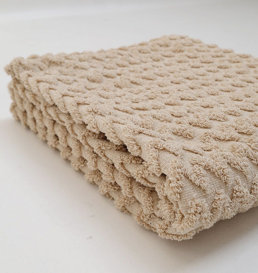 TAL-060 (5) Cotton Natural Color Throw TAL 060 (130x175cm) - Image 4