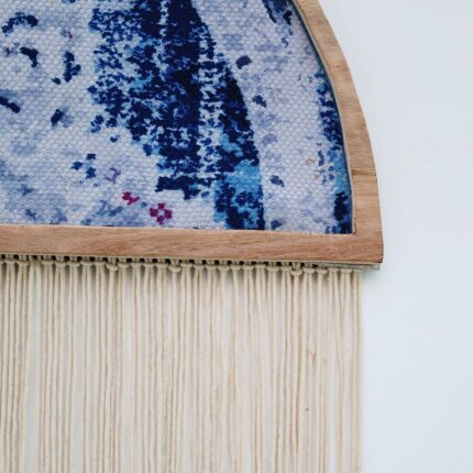 Handcrafted wall hanging planters and fabric wall hangings perfect for outdoor and indoor wall decor